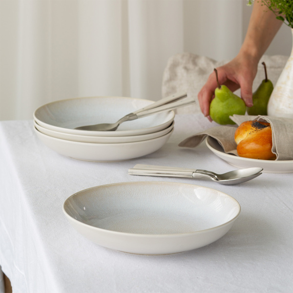 Assiette creuse, ronde, Coupe, 23 cm, set de 4 pièces, Elements North