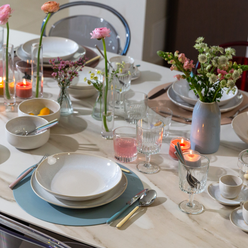 Set d'assiettes en céramique 12 pcs – Elements North Organic
