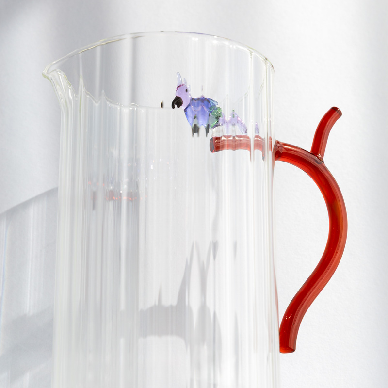 Carafe avec kakadu bleu | Ichendorf