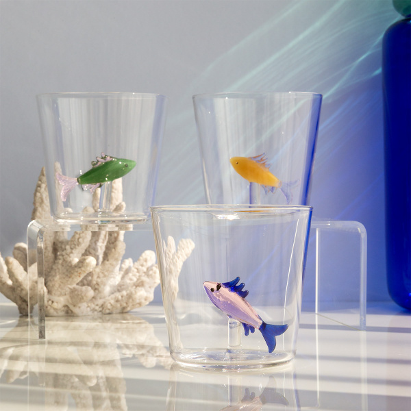 Verre avec sardine rose | Ichendorf