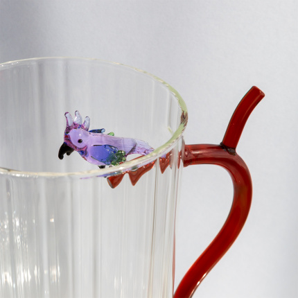Carafe avec kakadu bleu | Ichendorf