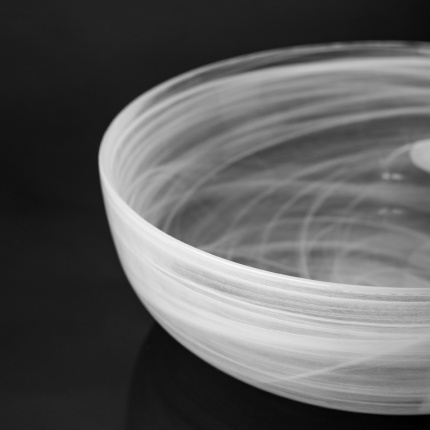 Bol blanc 21 cm - Elements Glass