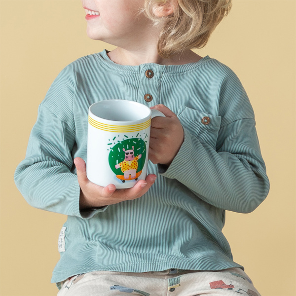 Set de vaisselle en porcelaine pour enfant 3 pièces — Jungle Patrol