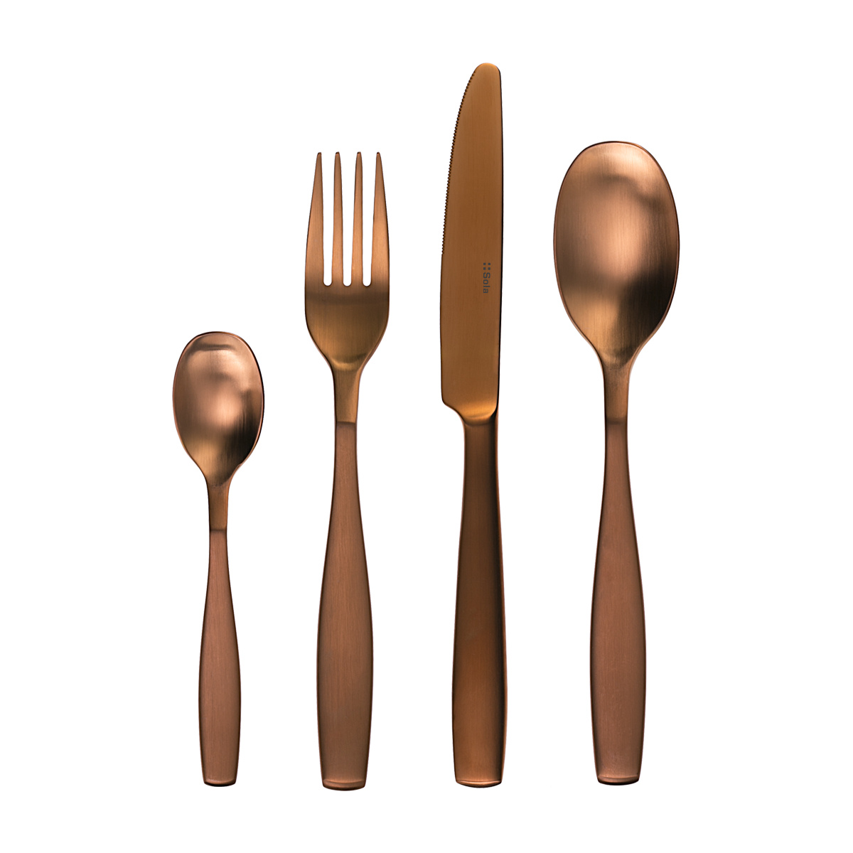 Set de couverts 4 pcs — Gaya PVD Kuper