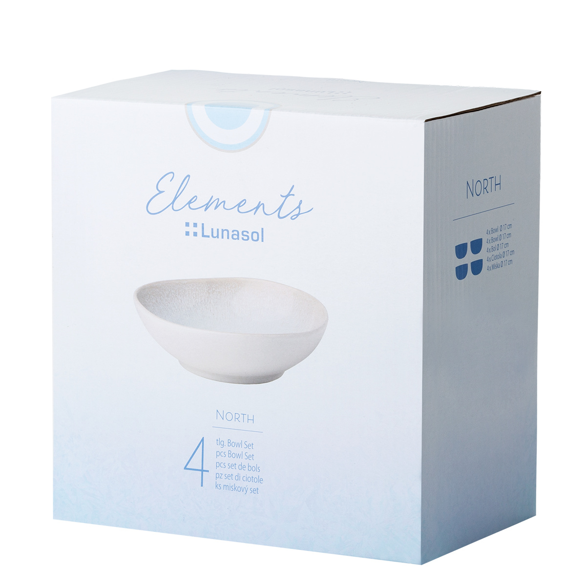 Set de 4 bols en céramique – Elements North Organic