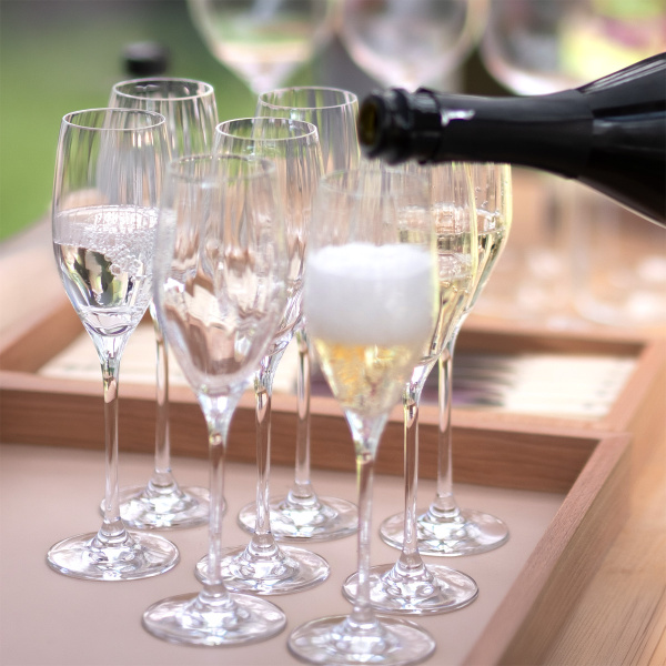 Flûtes à champagne 170 ml 6 pcs — Optima Line Glas Lunasol