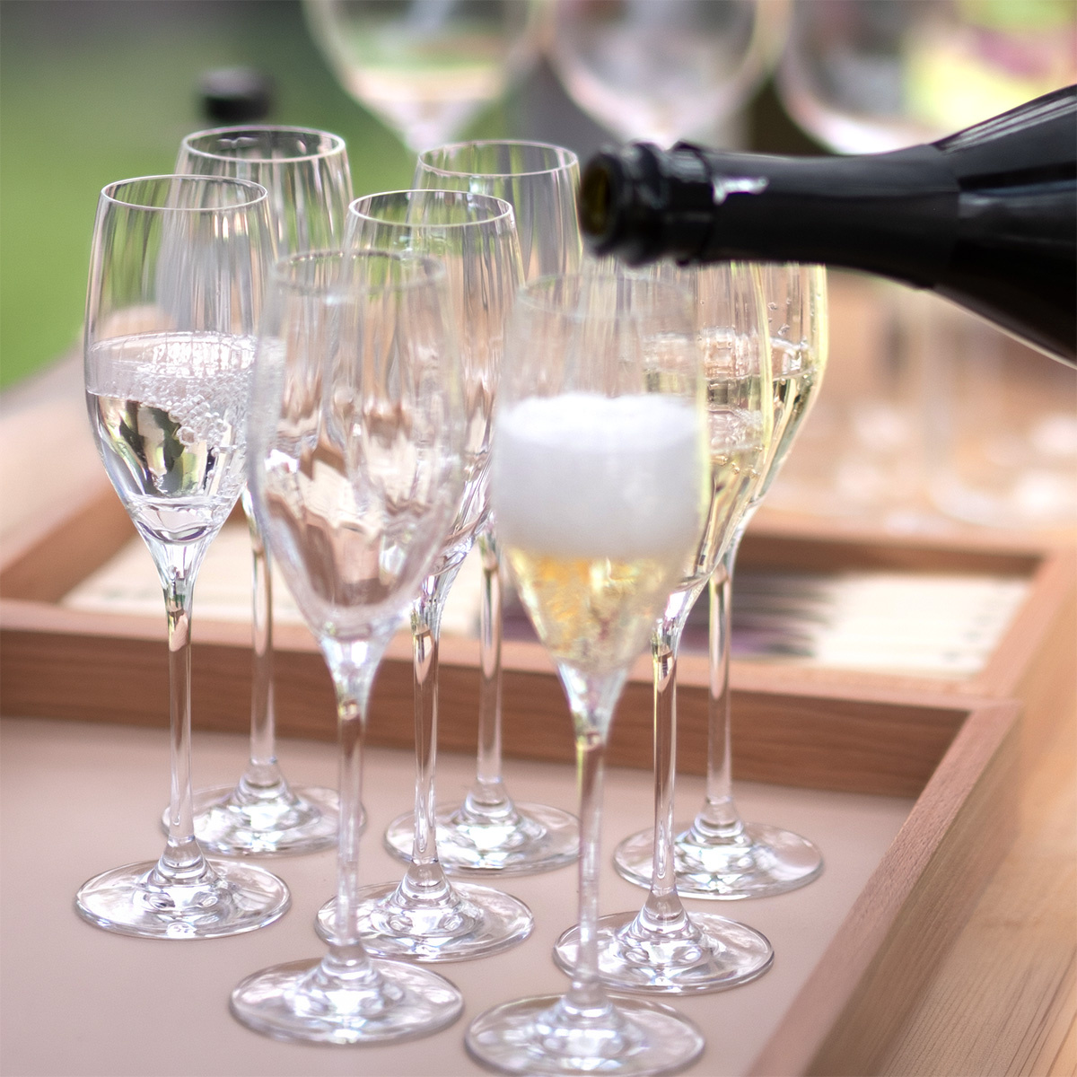 Flûtes à champagne 170 ml 6 pcs — Optima Line Glas Lunasol