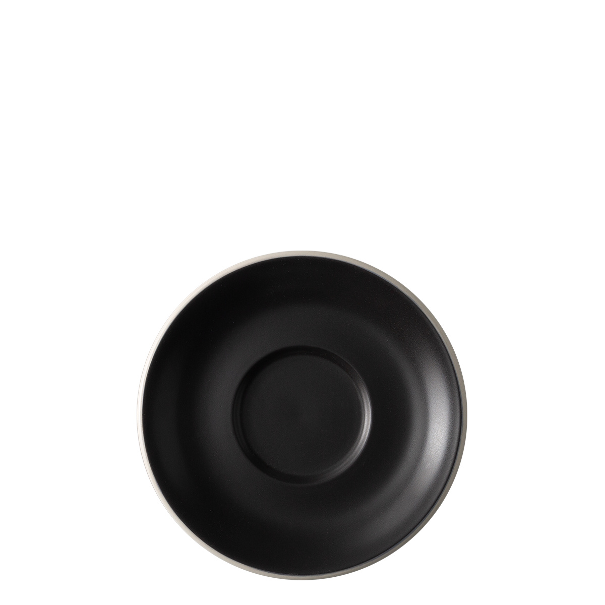Soucoupe 16 cm — Elements Yin & Yang black