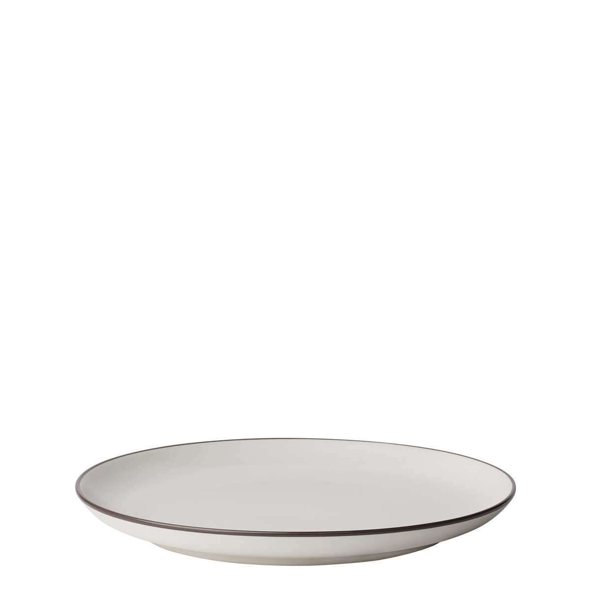 Assiette plate 27 cm — Elements Yin & Yang white