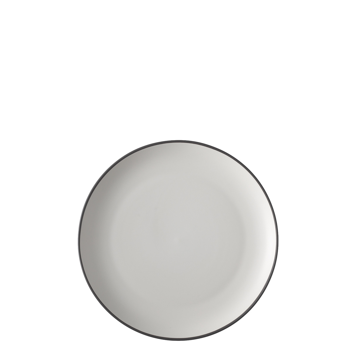 Assiette plate 22 cm — Elements Yin & Yang white