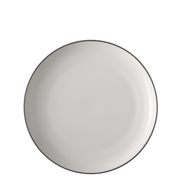 Assiette plate 27 cm — Elements Yin & Yang white