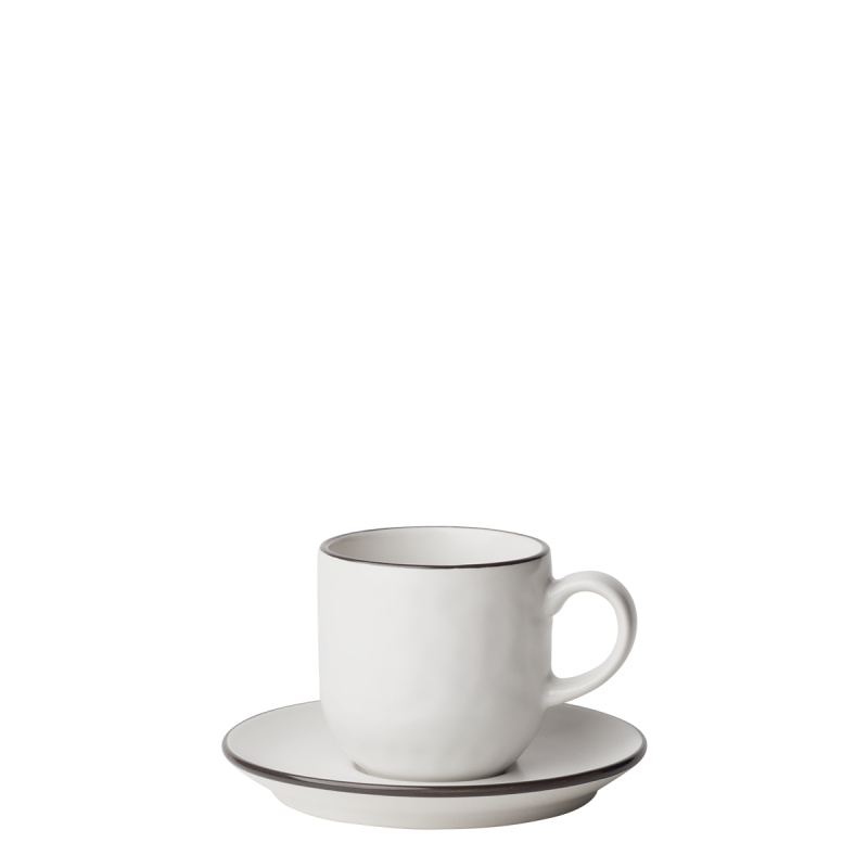 Soucoupe à café 14,2 cm — Elements Yin & Yang white