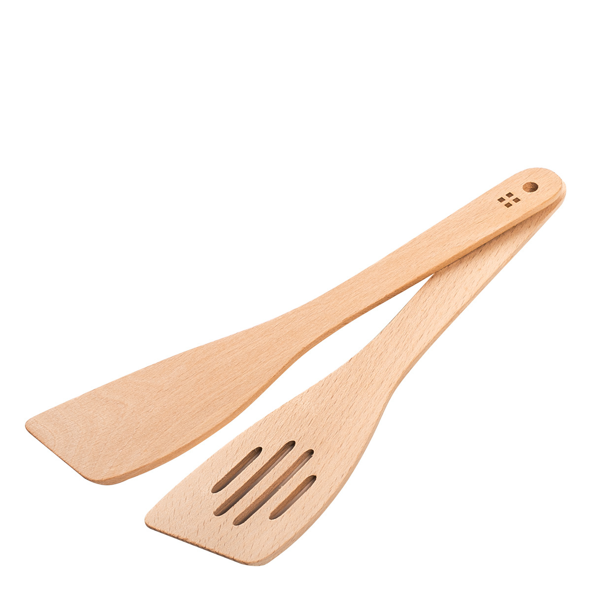 Cuillère de cuisine ajourée et cuillère droite 29 cm lot de 2 - Basic