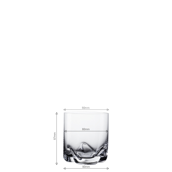 Verres Tumbler 300 ml set de 4 - Anno Glas Lunasol META Glass