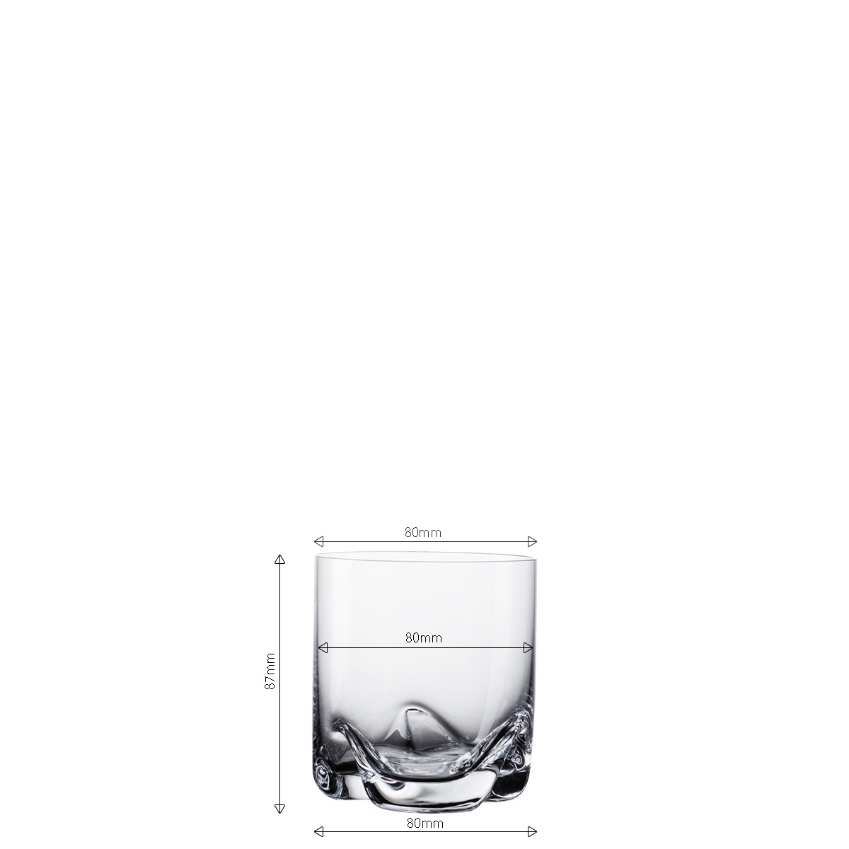 Verres Tumbler 300 ml set de 4 - Anno Glas Lunasol META Glass