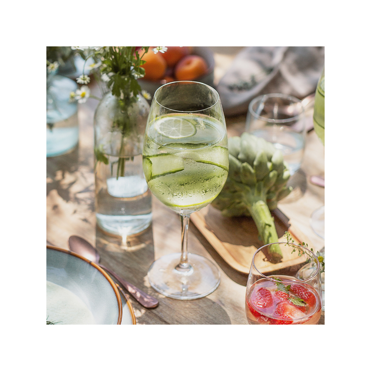 Verres à vin rouge 650 ml set de 4 - Benu Glas Lunasol META Glass