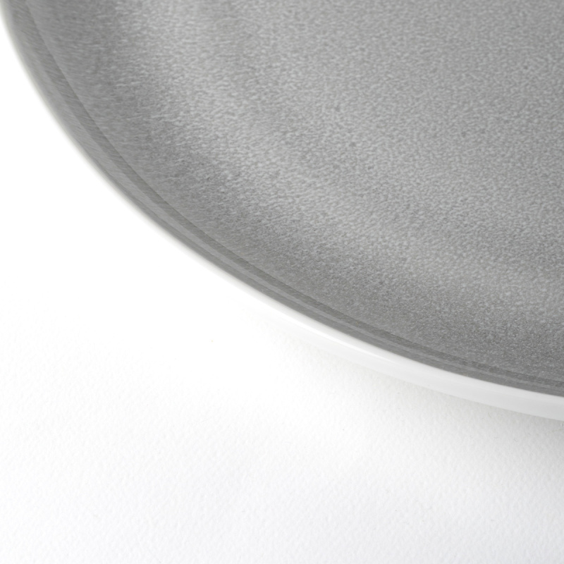 Assiette plate Coupe Organic 16,5 cm — Tosca Slate