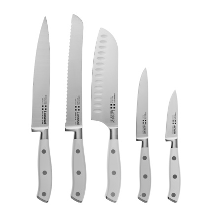 Set de couteaux 5 pièces — Lunasol Premium Knife blanc