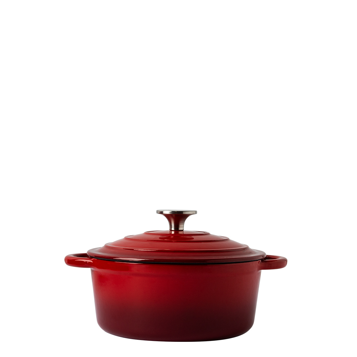 Marmite en fonte émaillée rouge ø 20 cm - Jupiter Lunasol
