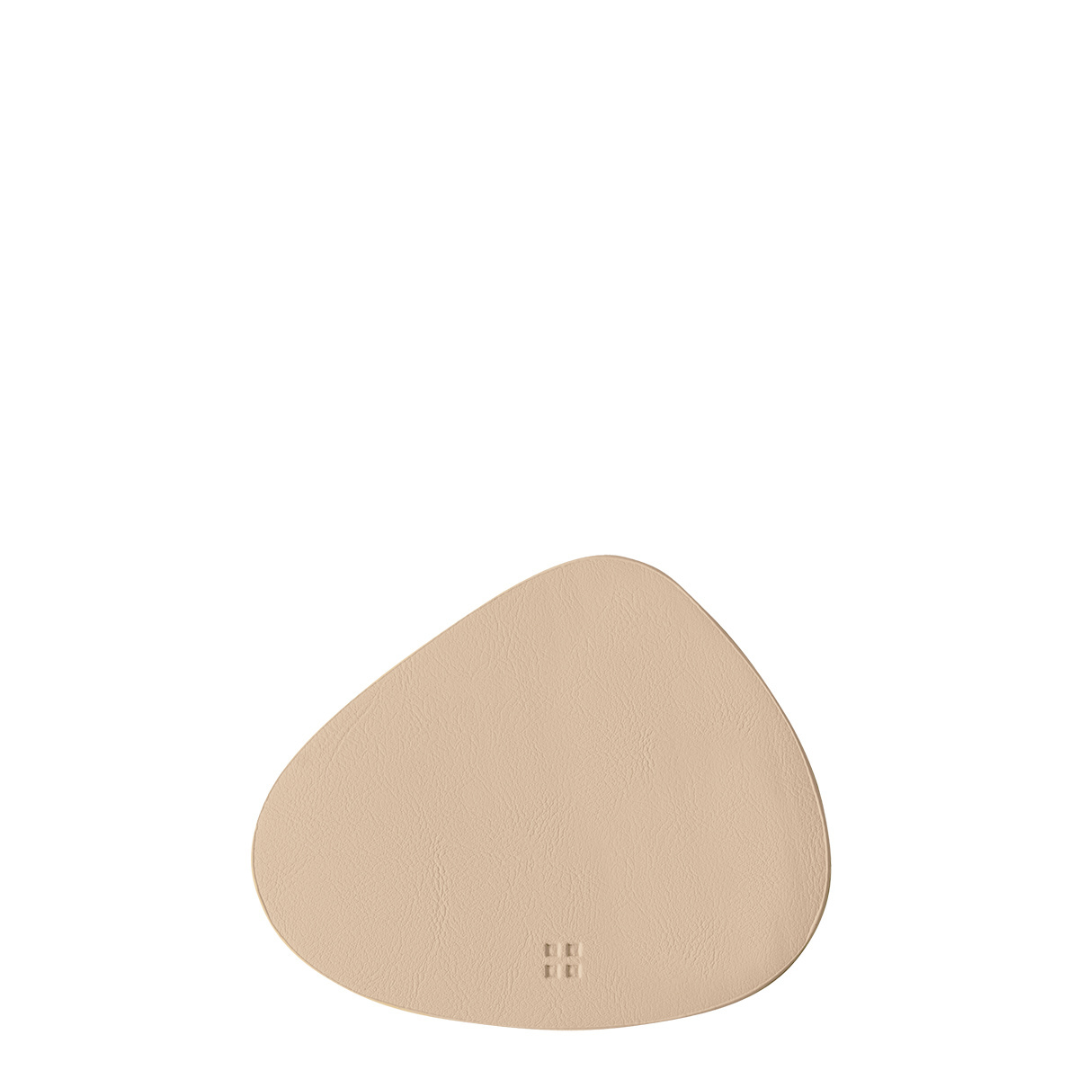 Dessous de verre triangle en PVC naturel 14 x 11,5 cm - Elements Ambiente