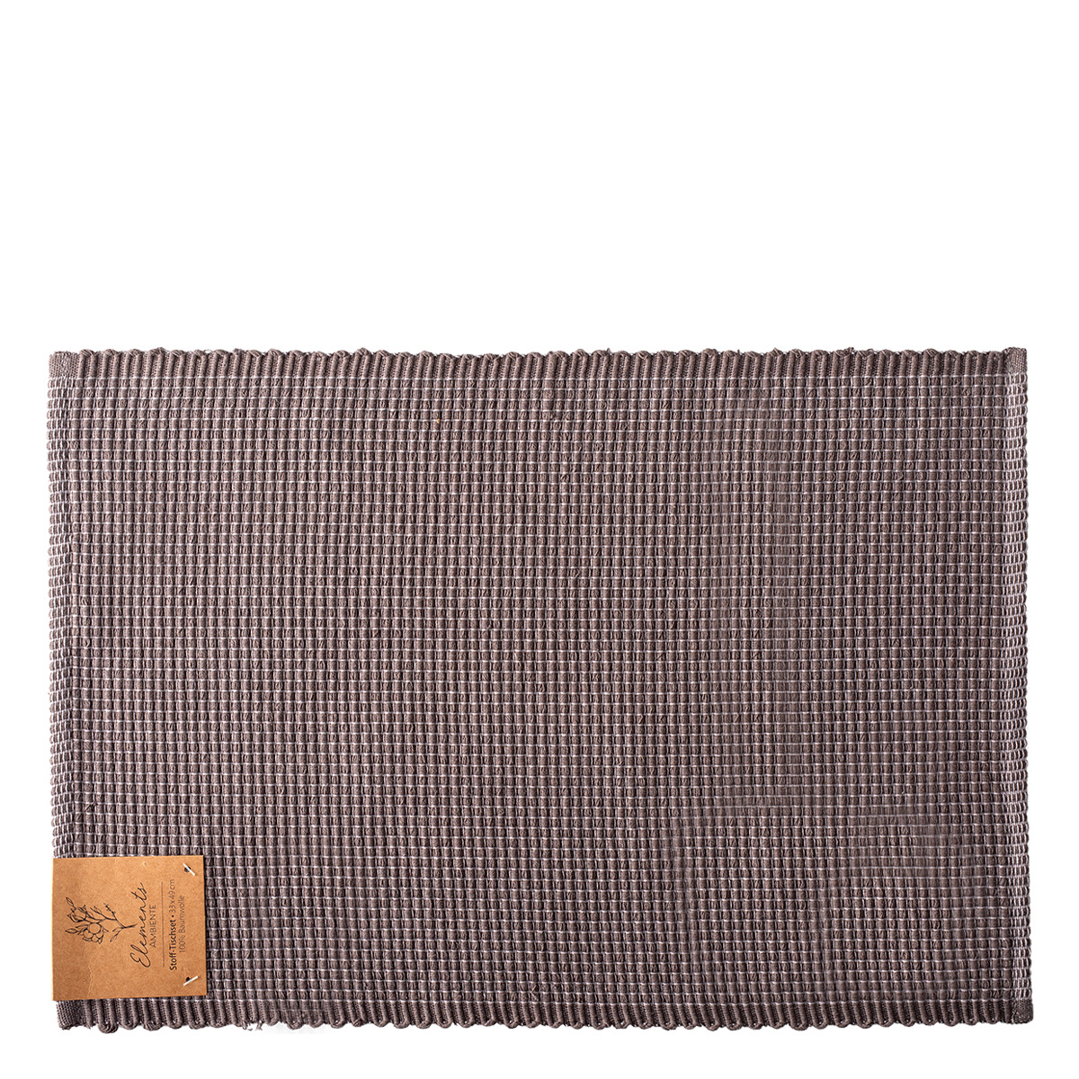 Set de table gris 33 x 49 cm – Elements Ambiente