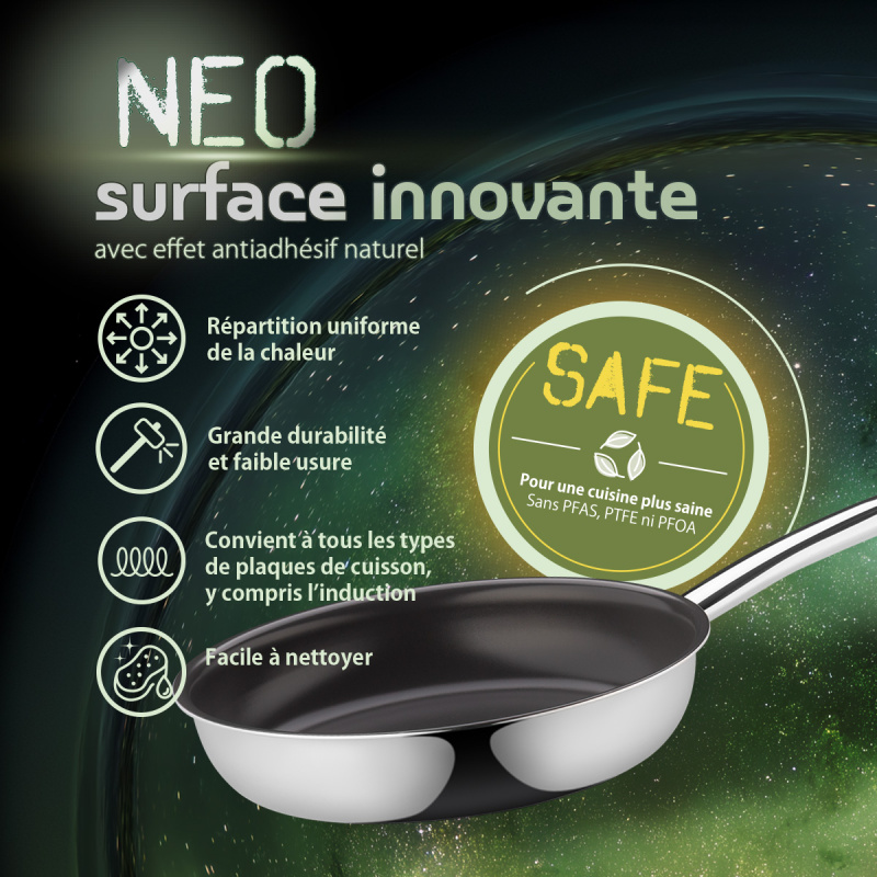 Poêle profonde ø 24 cm | Orion Expert Neo