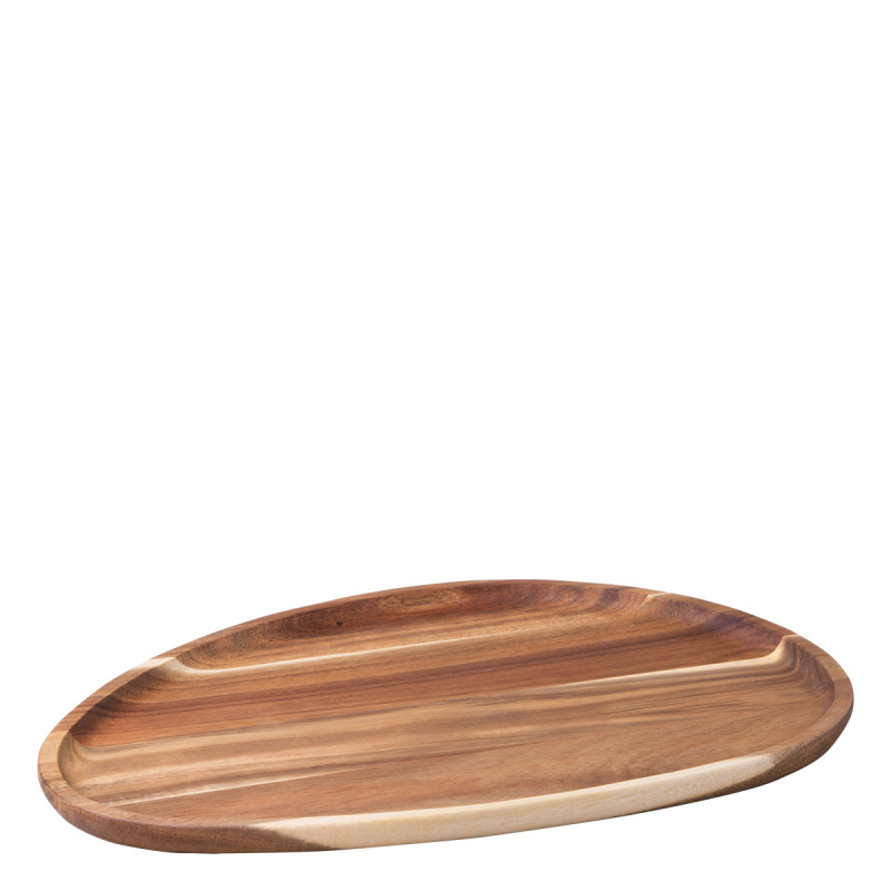 Plateau Triangle Acacia 35 x 25 cm - FLOW Wooden
