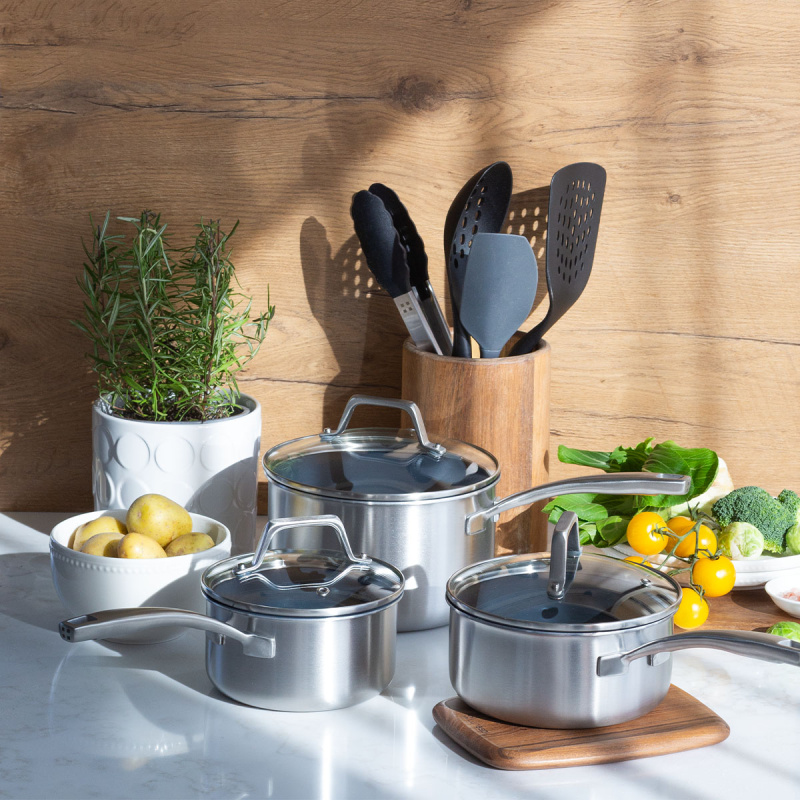 Casserole avec couvercle en verre ø 14 cm | Sirius Terra