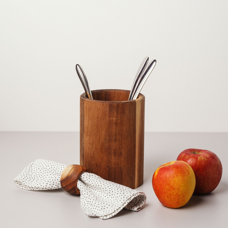 Pot à ustensiles Agát 17,8 cm × 12,7 cm – FLOW Wooden