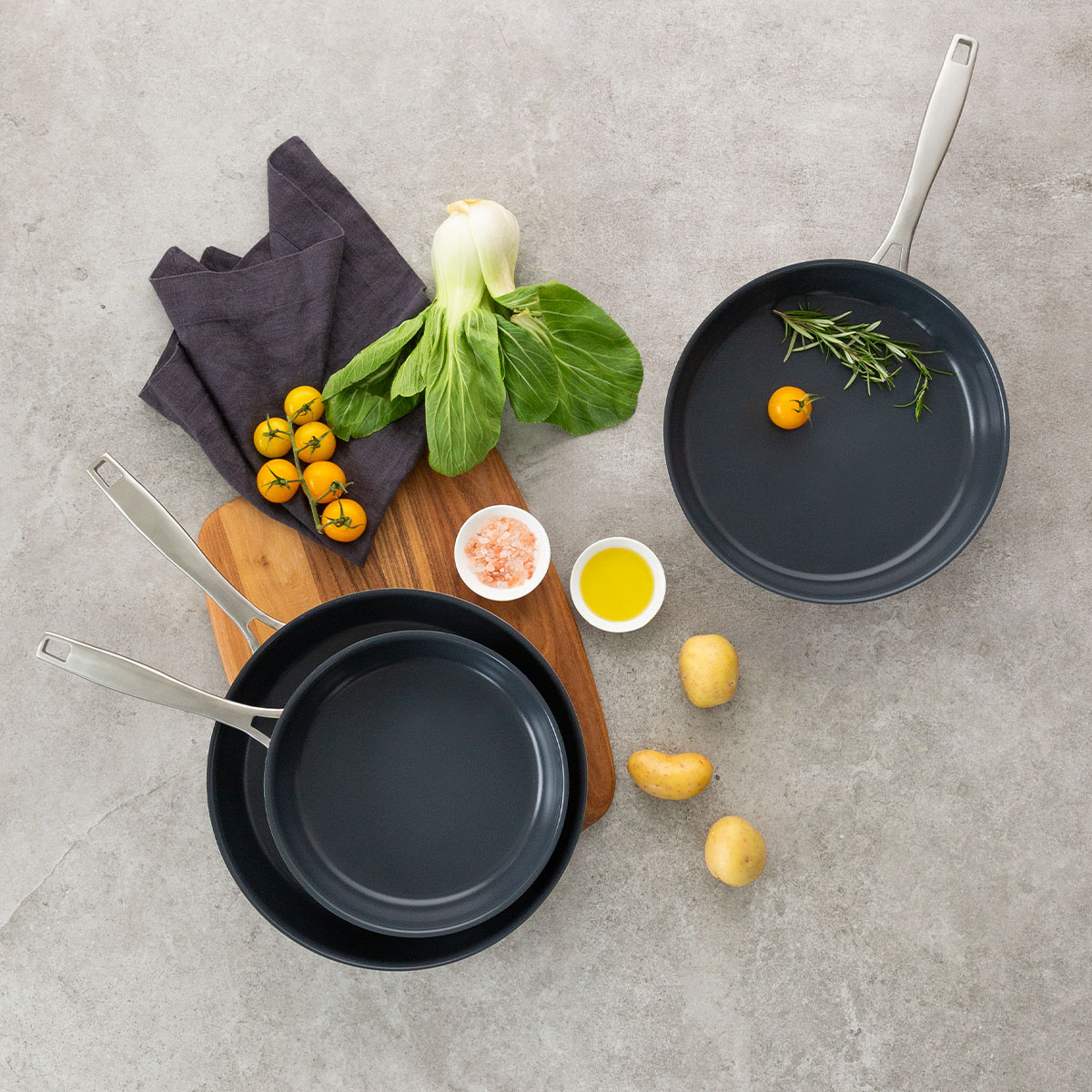 Poêle en titane ø 28 cm | Sirius Terra Multi-layer