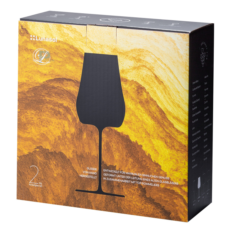 Verre universel 400 ml - Lot de 2 - Green Wave Glas Lunasol