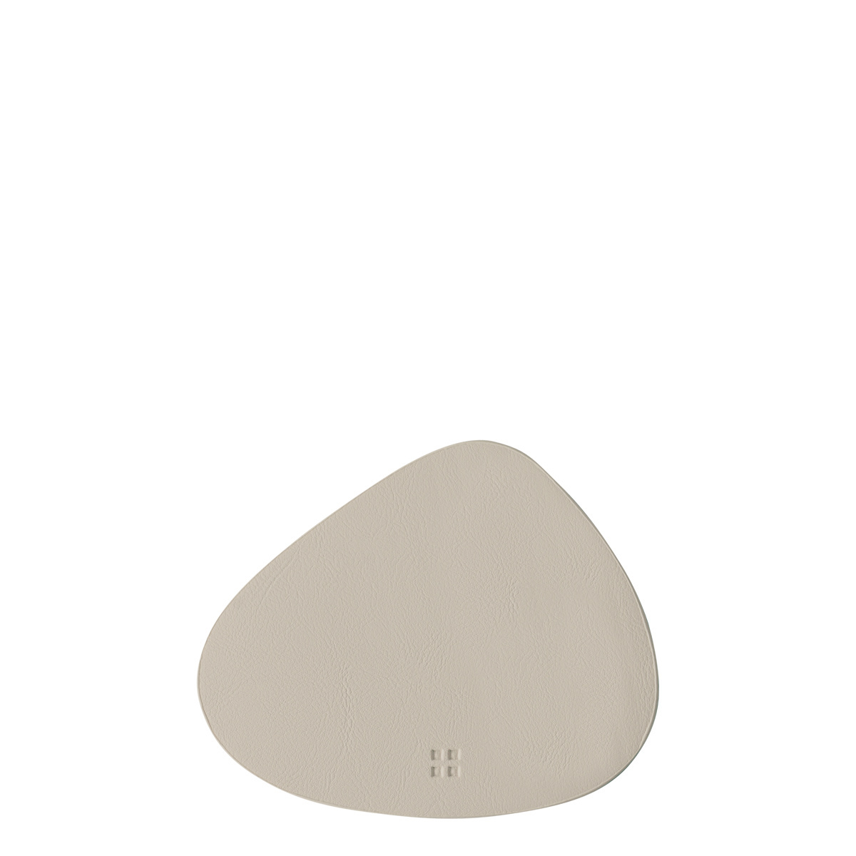 Dessous de verre triangle en PVC sable 14 x 11,5 cm - Elements Ambiente