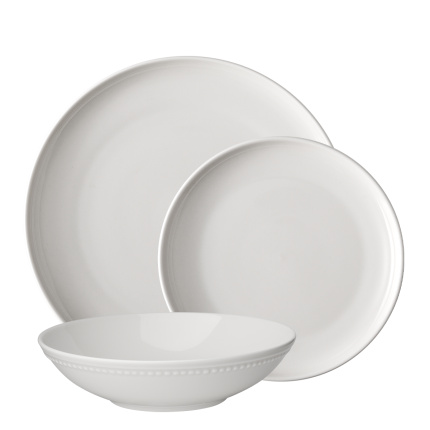 Service d'assiettes 12 pièces | Elements Pearl