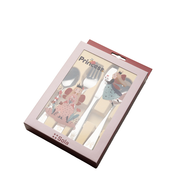 Set de couverts enfant Princess 4 pcs — KIDS WORLD poliert