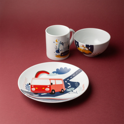 Set en porcelaine pour enfants Cars 3 pcs – KIDS WORLD