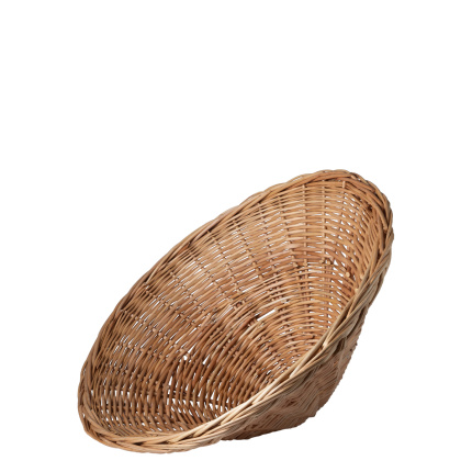 Corbeille ronde en osier pour le pain Ø 50 cm H : 20 cm — Flow Wicker