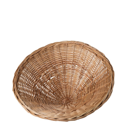 Corbeille ronde en osier pour le pain Ø 50 cm H : 20 cm — Flow Wicker
