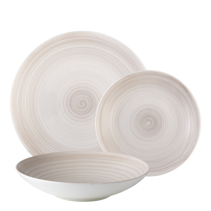Service d'assiettes 12 pièces | Premium Platinum Line Rocca