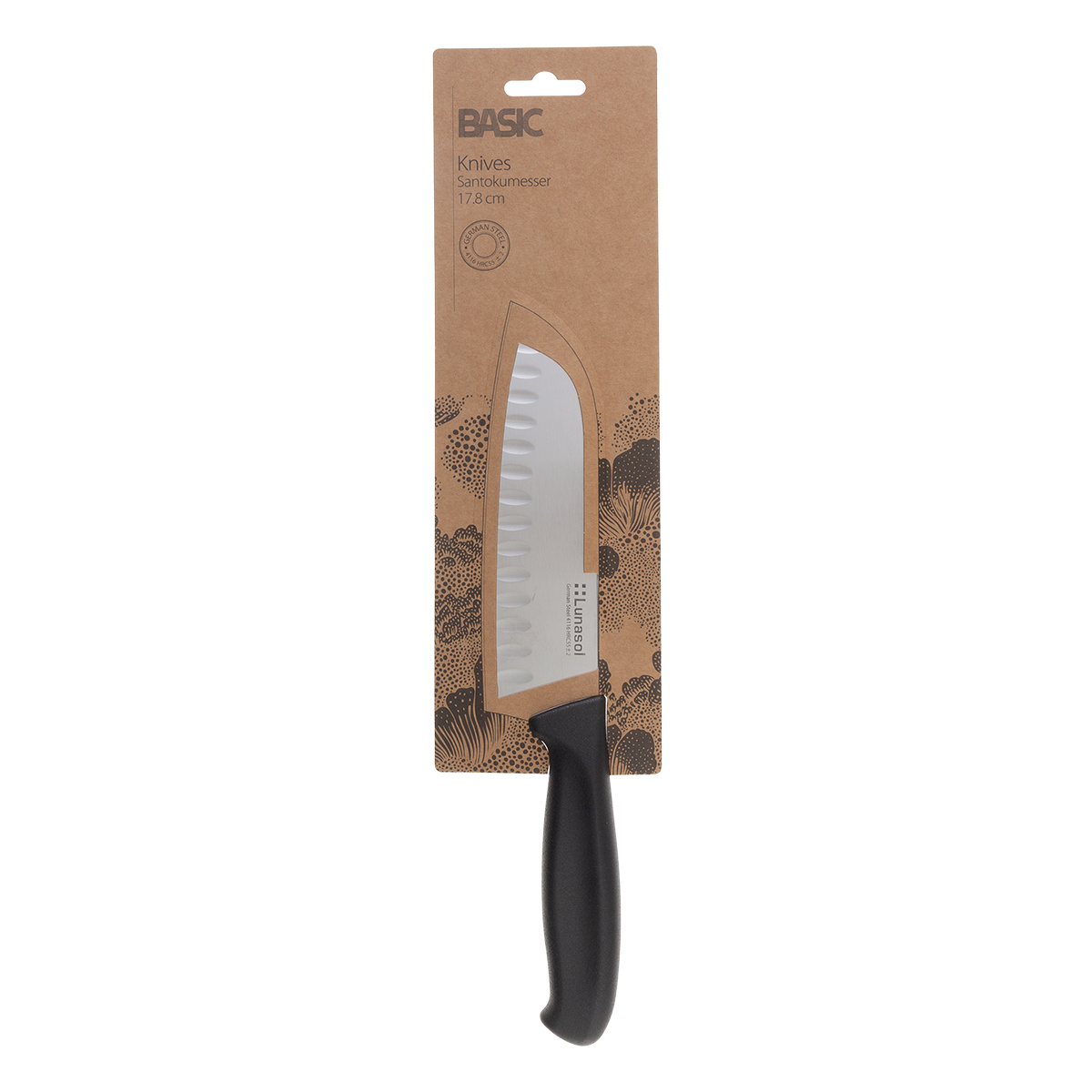 Couteau Santoku 17,8 cm | Basic Lunasol