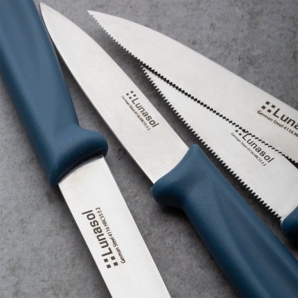 Couteau de cuisine 7,8 cm dentelé | Master Petrol