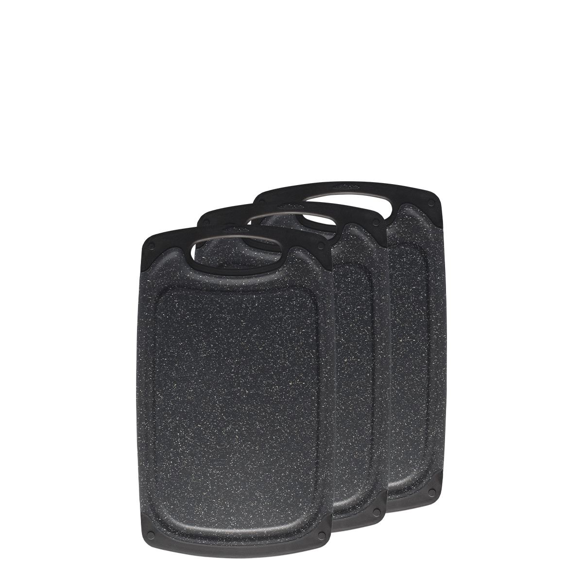 Planche à découper noire antibactérienne Set de 3 pièces - Basic