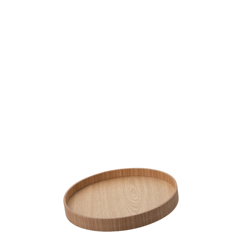 Plateau rond Ø 30 cm, H : 3.5 cm – Elements Wood frêne