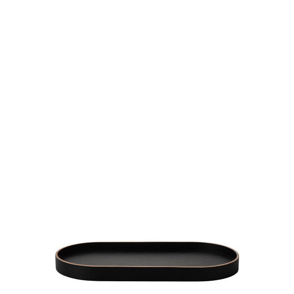 Plateau ovale 40 x 20 x 3 cm – Elements Wood Wengue