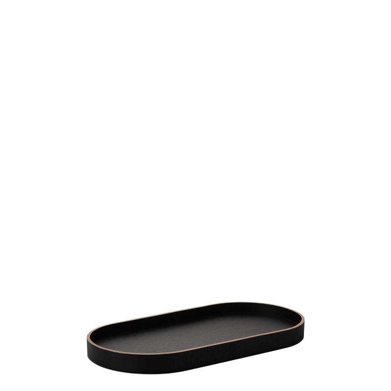 Plateau ovale 40 x 20 x 3 cm – Elements Wood Wengue