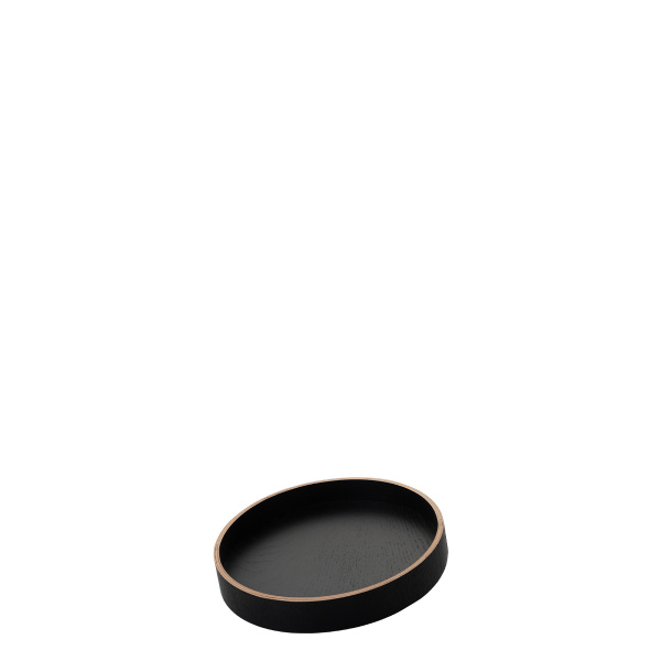 Plateau rond Ø 22 cm, H : 3.5 cm – Elements Wood Wengue
