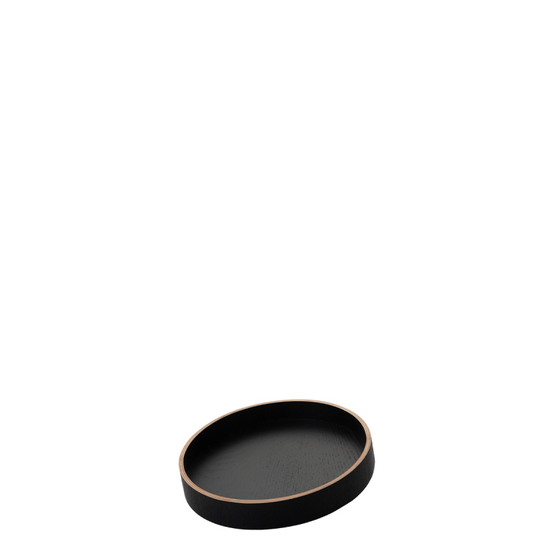 Plateau rond Ø 22 cm, H : 3.5 cm – Elements Wood Wengue
