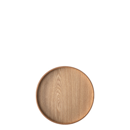 Plateau rond Ø 30 cm, H : 3.5 cm – Elements Wood frêne