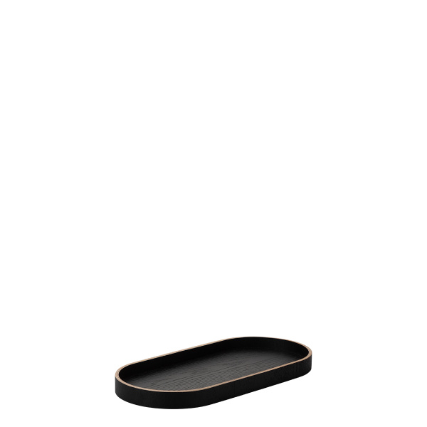 Plateau ovale 35.5 x 16.5 x 2.5 cm – Elements Wood Wengue