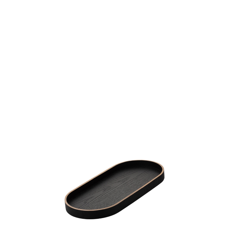 Plateau ovale 35.5 x 16.5 x 2.5 cm – Elements Wood Wengue