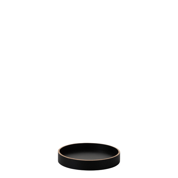 Plateau rond Ø 22 cm, H : 3.5 cm – Elements Wood Wengue